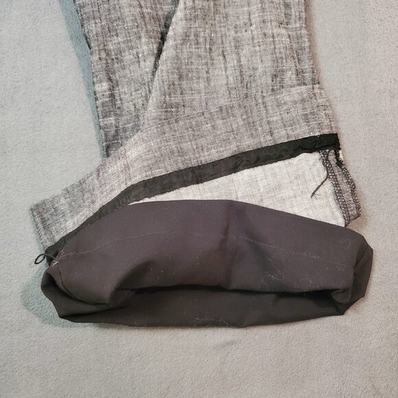 White House Black Market Women's Pants Modern Straight Leg Gray Black 6S - Picture 4 of 13